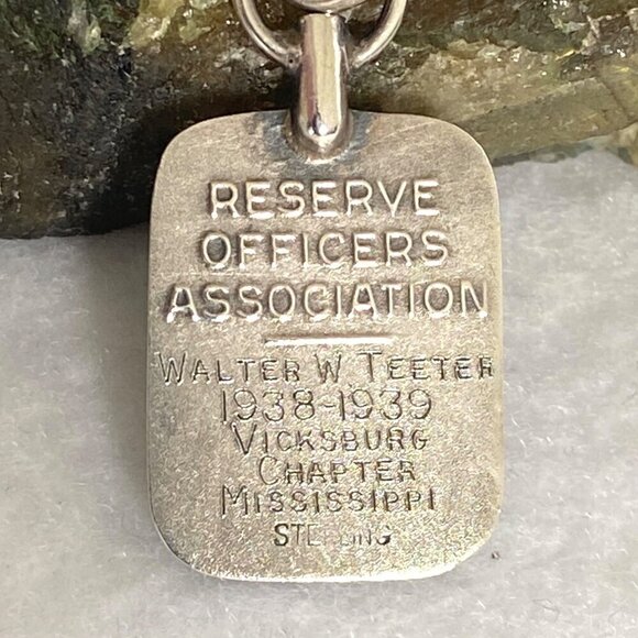VTG Sterling Silver US Military Reserve Officer Association Charm Mississippi - Picture 8 of 16